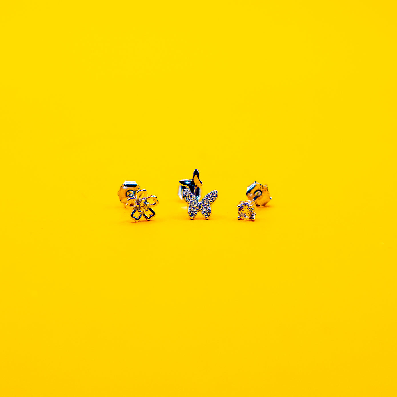 Aro Set Punto de Luz - Flor - Mariposas